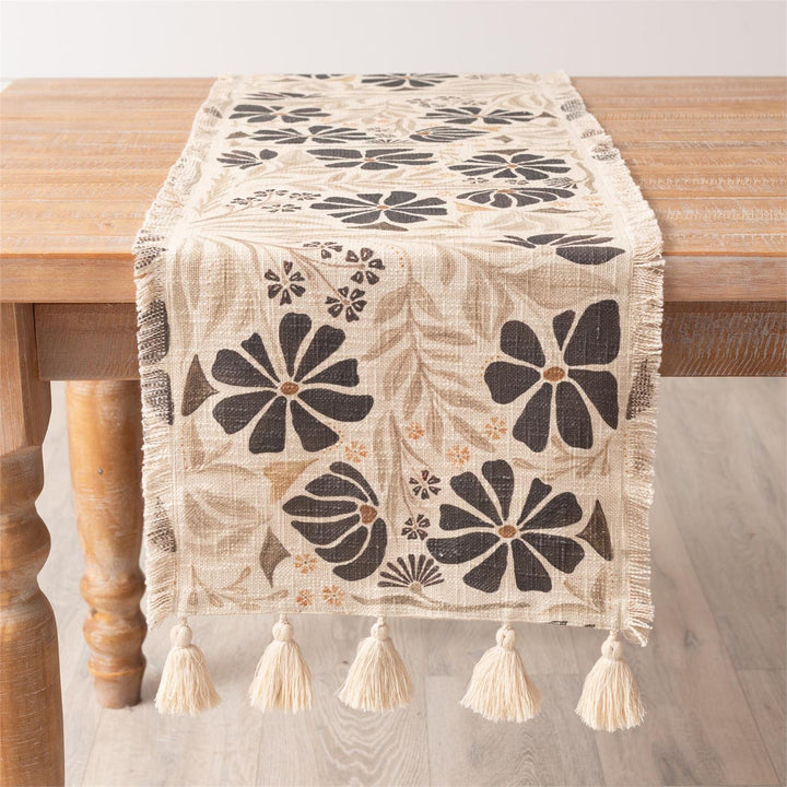 Modern Botanical Table Runner