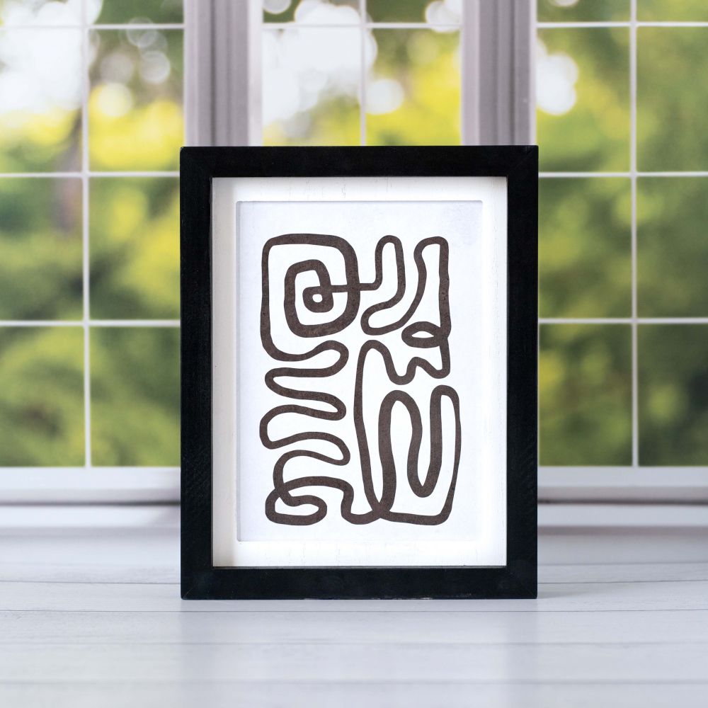 Butterfly Reversible Wood Frame Sign