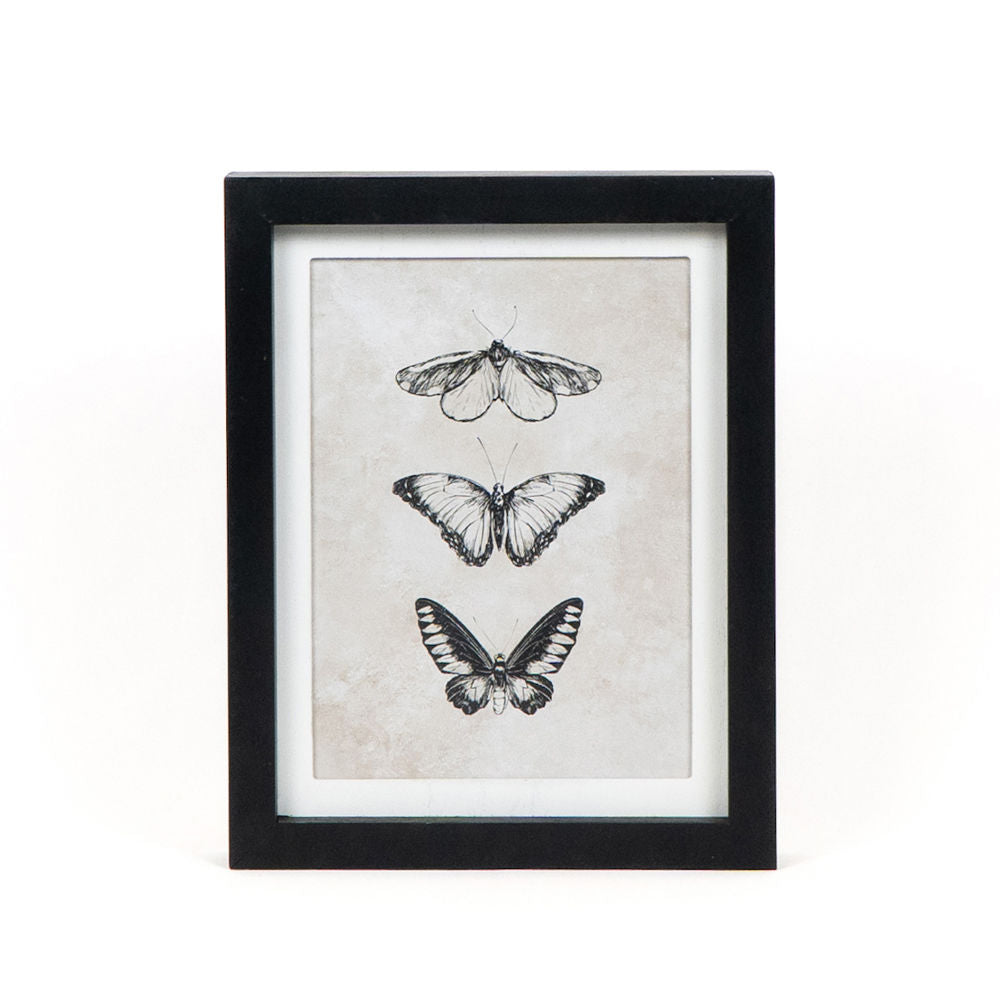 Butterfly Reversible Wood Frame Sign