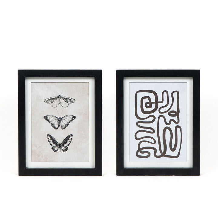 Butterfly Reversible Wood Frame Sign