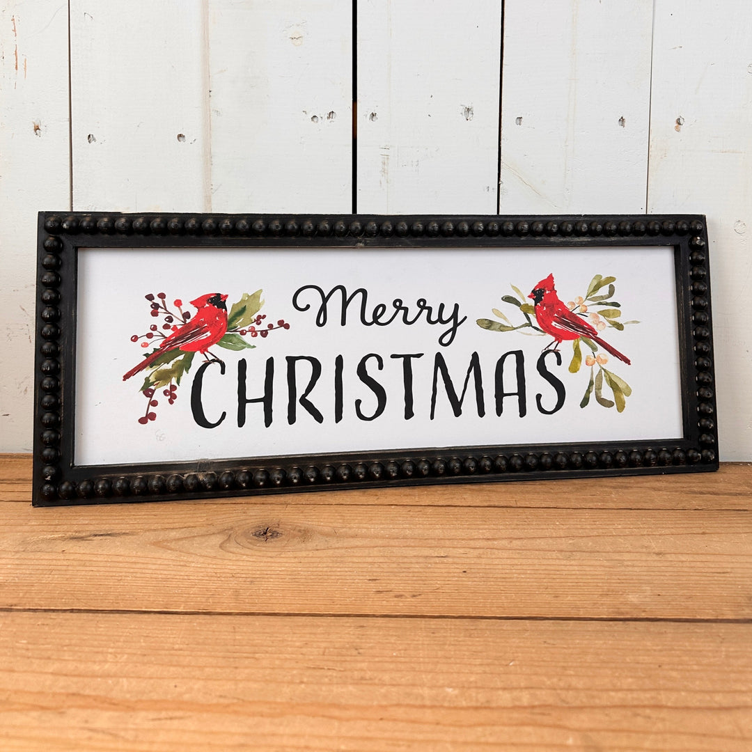 Christmas Cardinal Signage