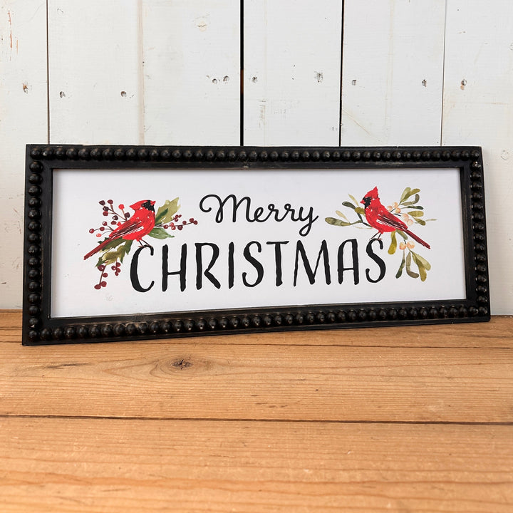 Christmas Cardinal Signage