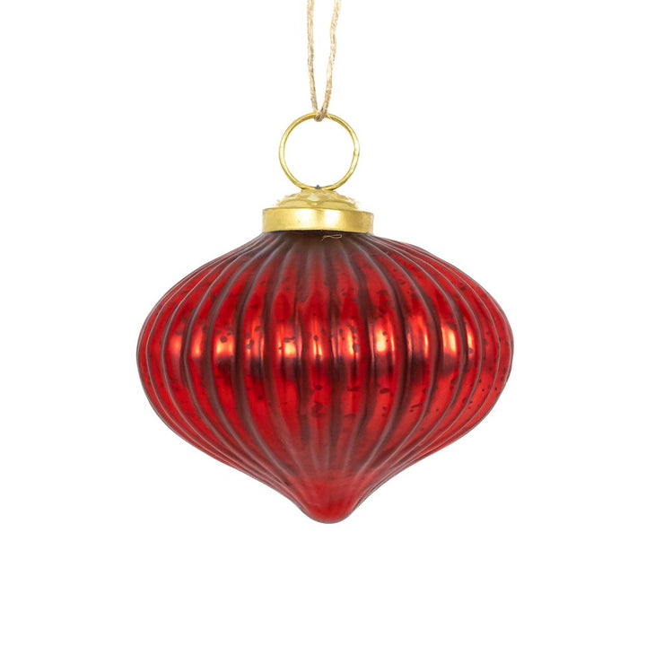 Mercury Glass Ornaments - 5 colors, 3 styles