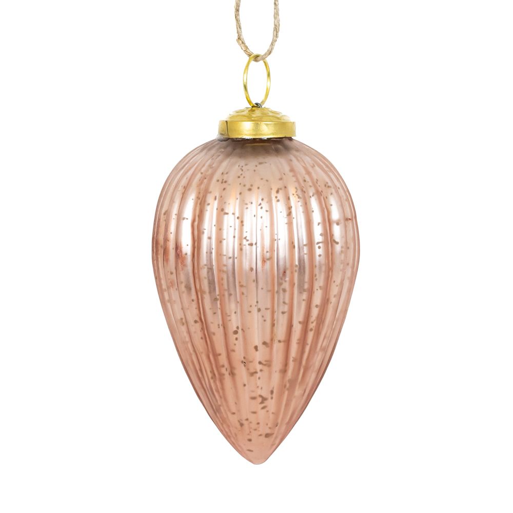 Mercury Glass Ornaments - 5 colors, 3 styles
