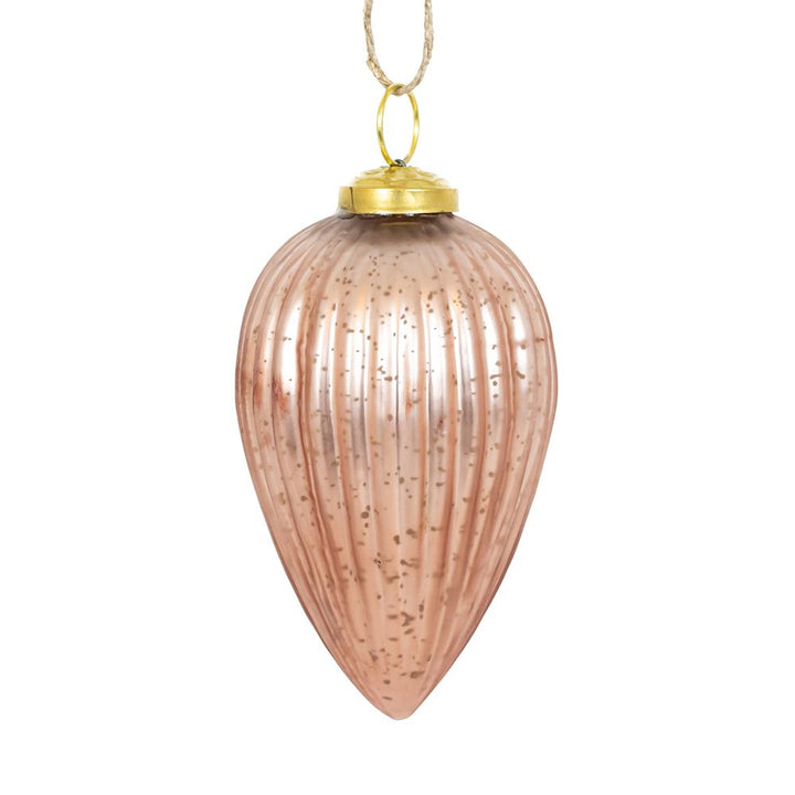 Mercury Glass Ornaments - 5 colors, 3 styles