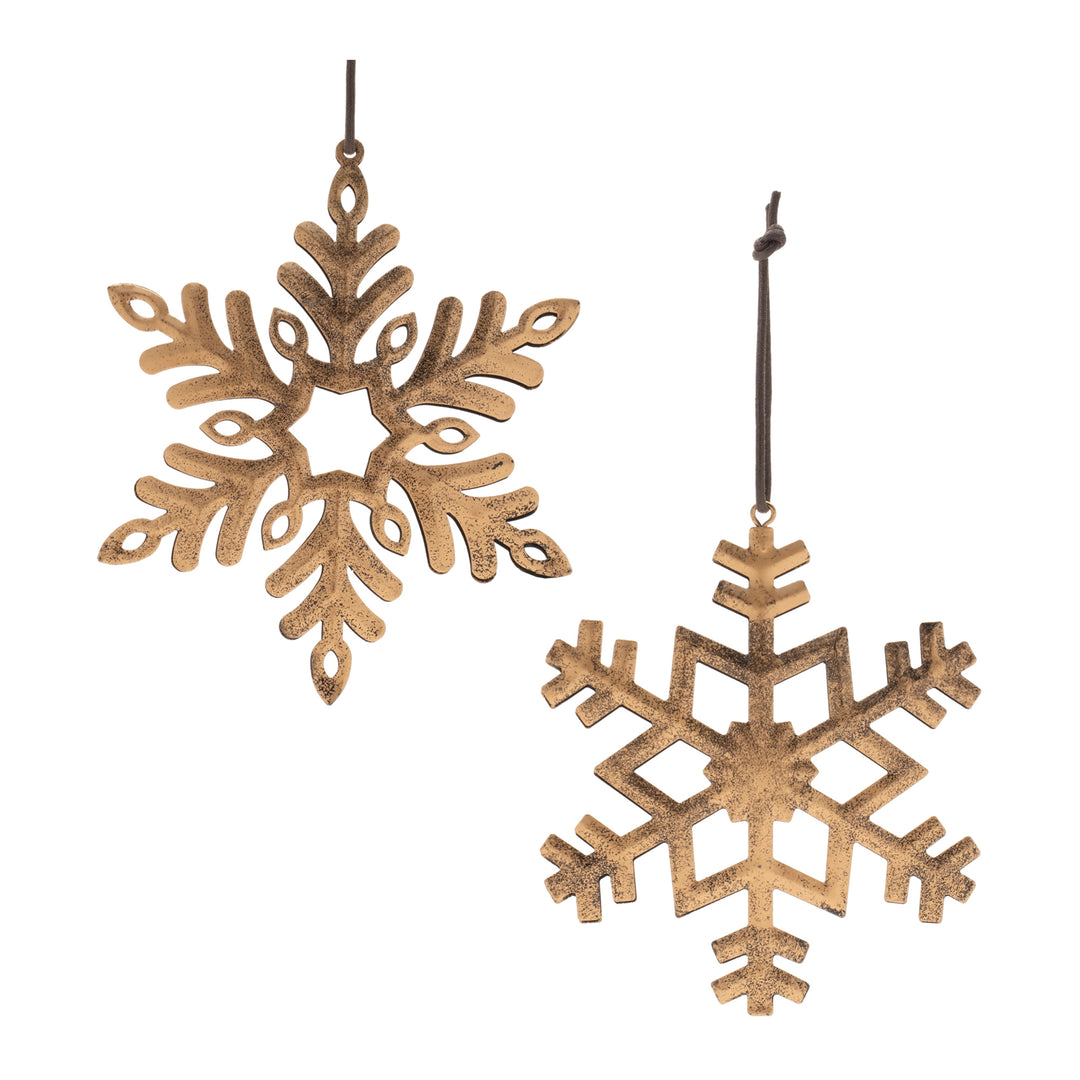 Iron Snowflake Ornaments - 2 Styles