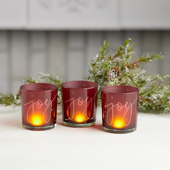 Red Joy Candle Holder - 3 sizes available