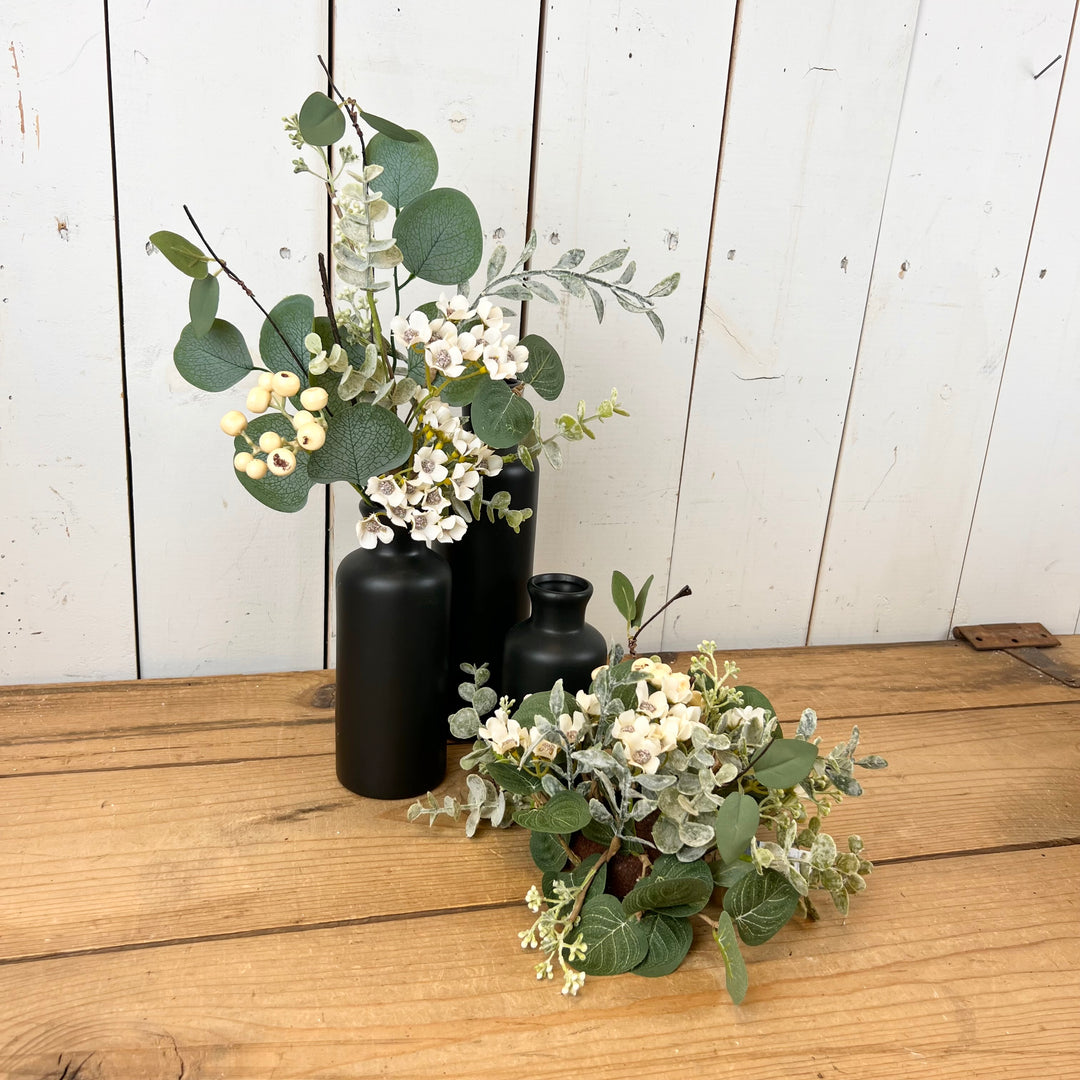 Mixed Eucalyptus with Wax Flower Collection