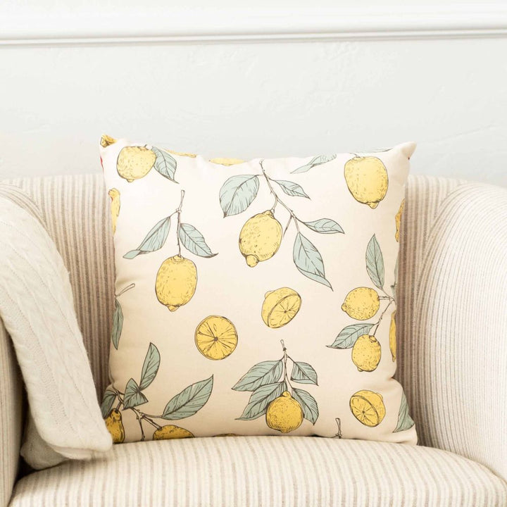 Star/Lemons Reversible Pillow