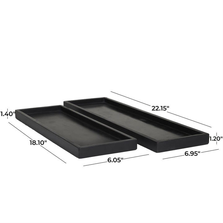 Marble Tray - Set of 2, Two Colors Available