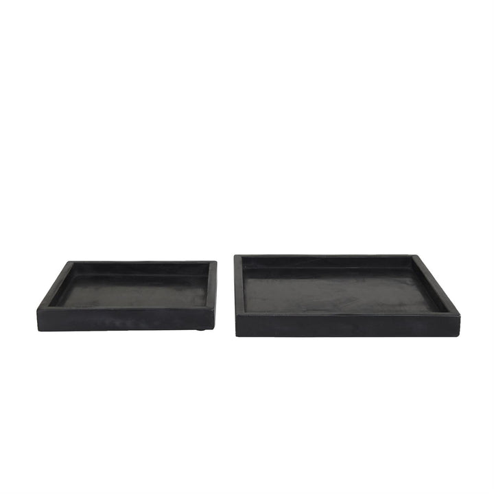 Marble Minimalistic Square Tray Set - 2 Colors