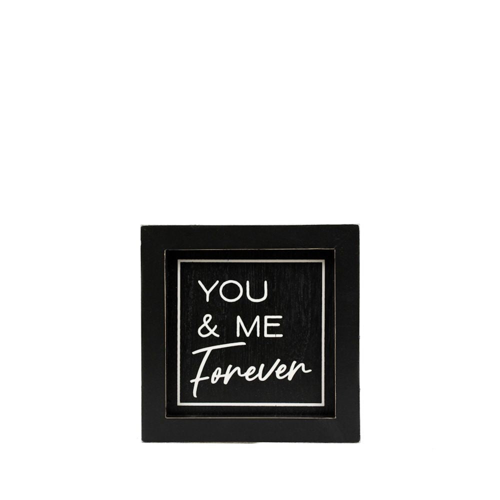 Mr. & Mrs. Reversible Wood Frame Sign