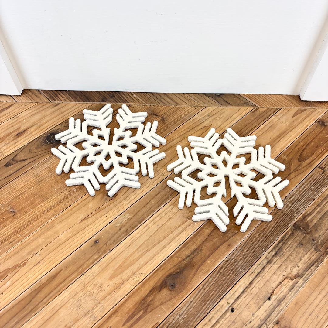 Interlocking Glitter Snowflakes - 3 Sizes