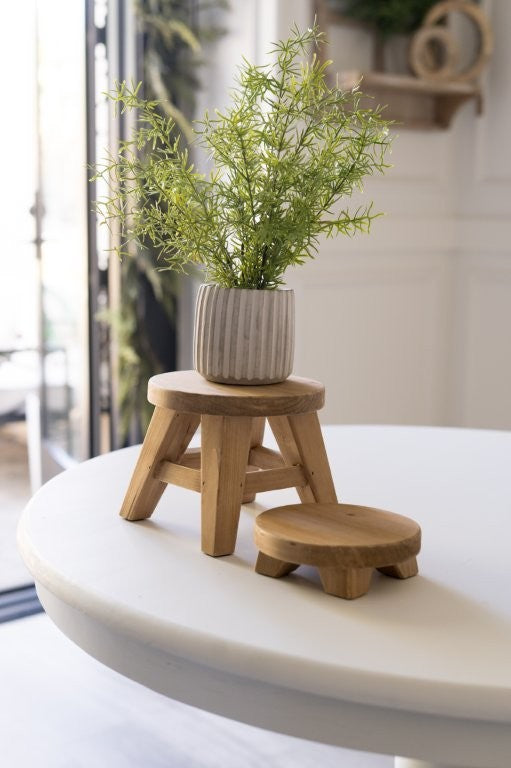 Round Wood Riser, 2 sizes, 4 colors