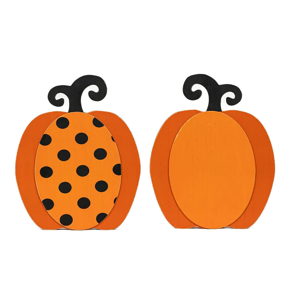 Wood Cut Out Pumpkin - 3 Sizes