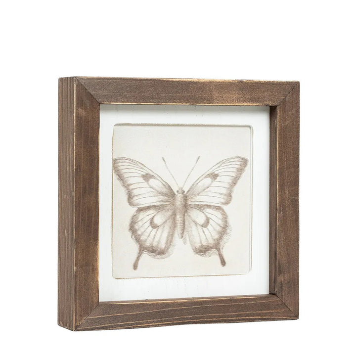 Butterfly / Hummingbird Reversible Wood Sign
