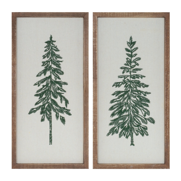 Embroidered Tree Wall Decor - 3 Styles