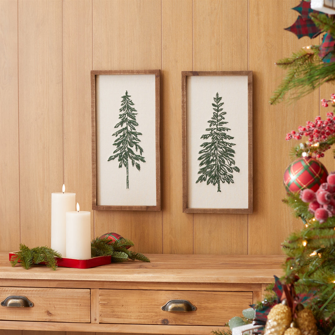 Embroidered Tree Wall Decor - 3 Styles
