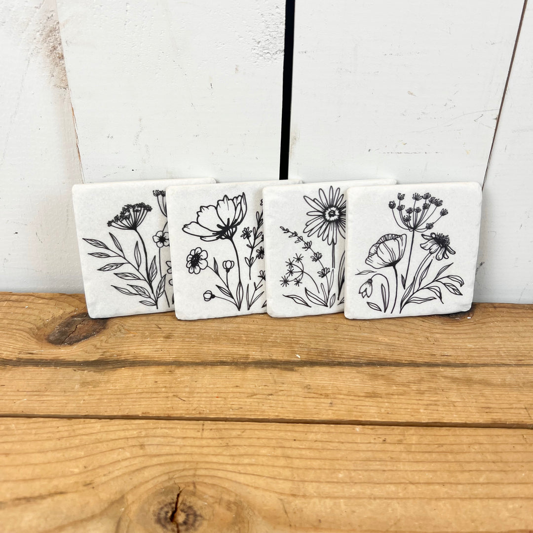 Wildflower Coasters