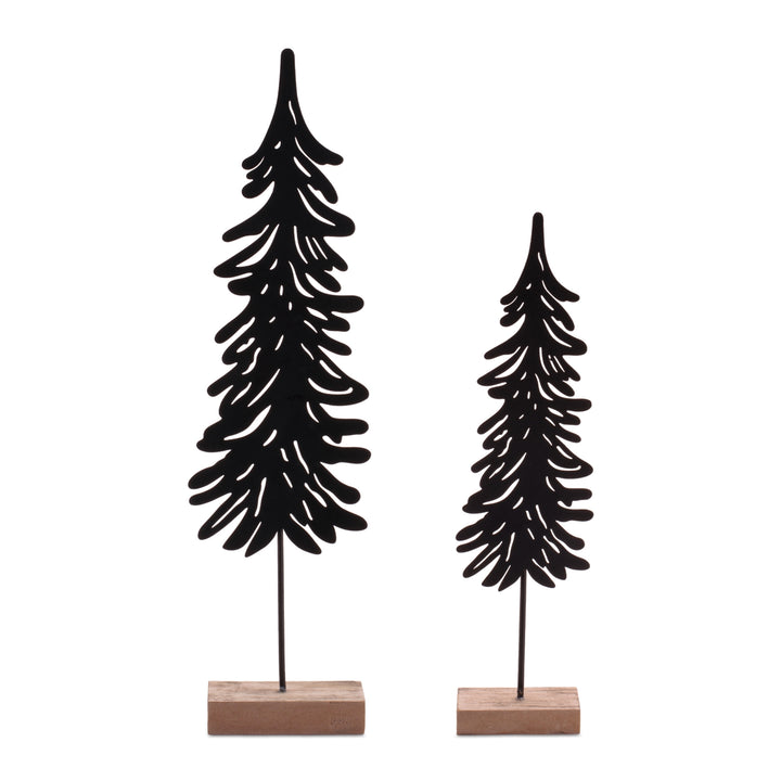 Metal & Wood Trees - 2 Sizes to Choose from