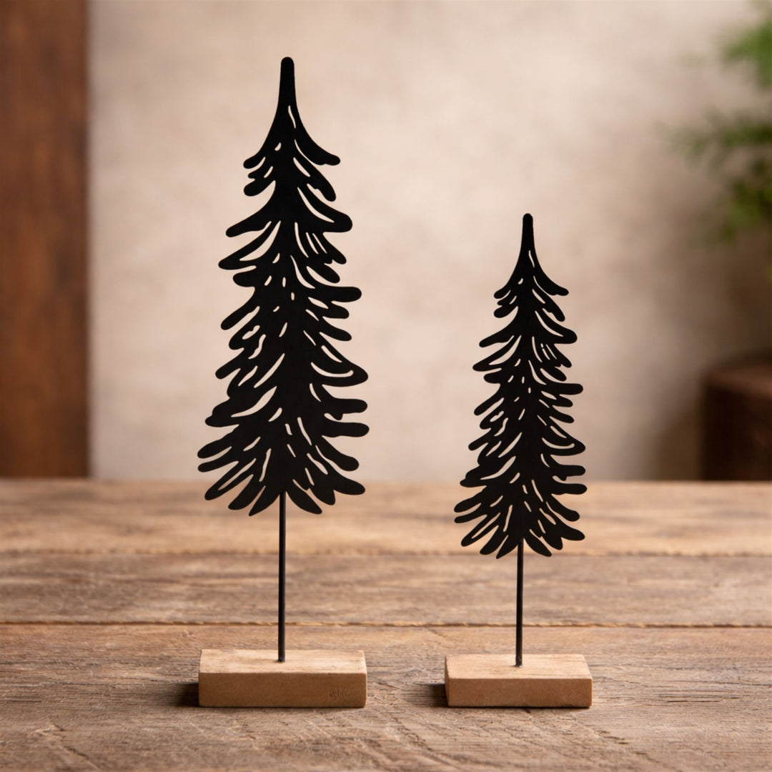 Metal & Wood Trees - 2 Sizes to Choose from 