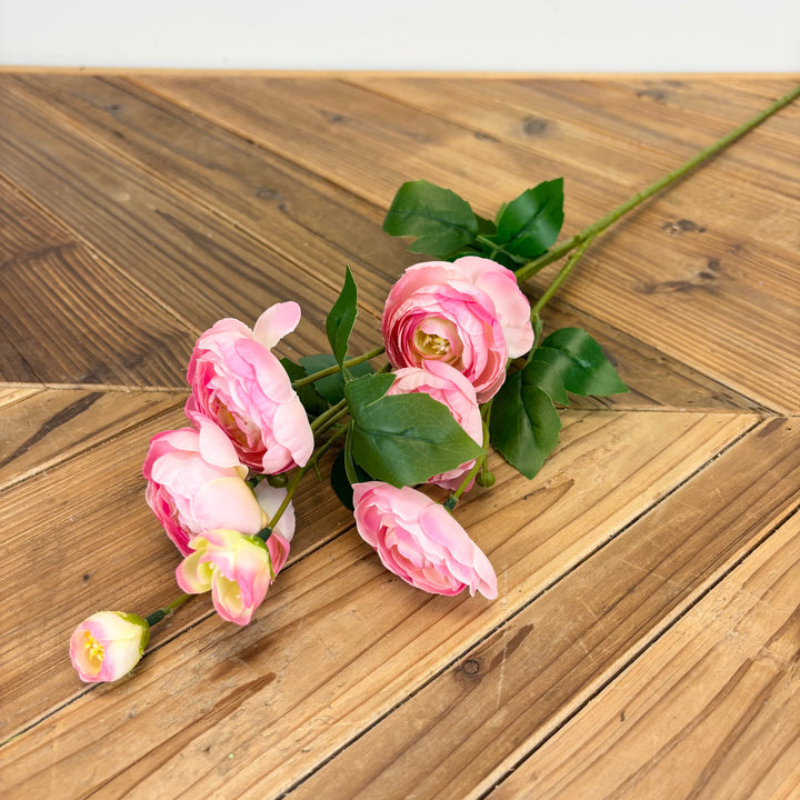 Garden Ranunculus Spray - 6 Colors