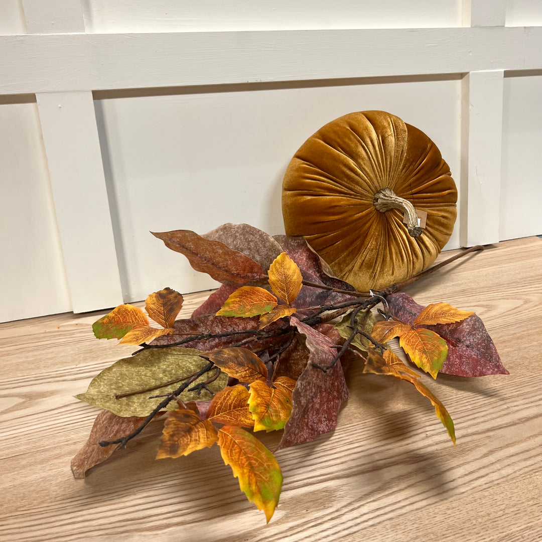 Warm Fall Mixed Leaf Spray