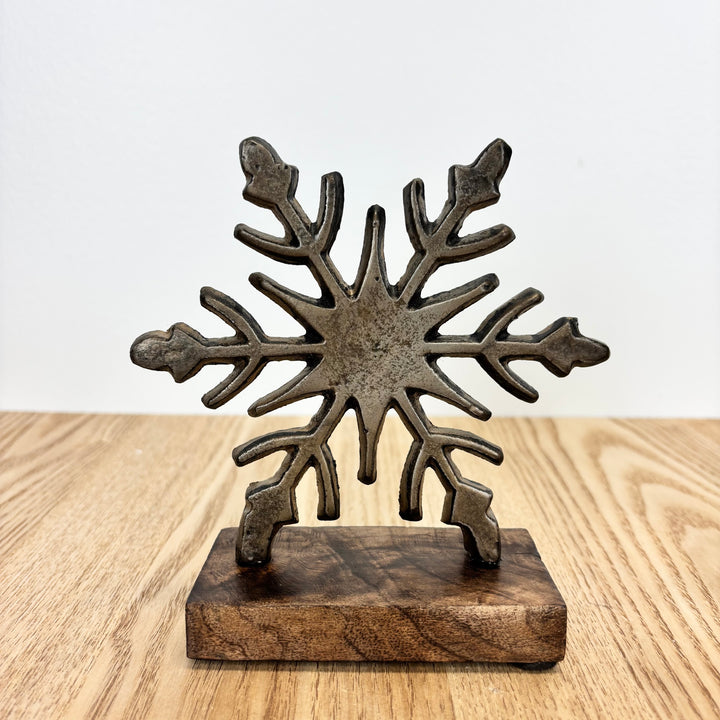 Cast Aluminum Snowflake - 3 Sizes