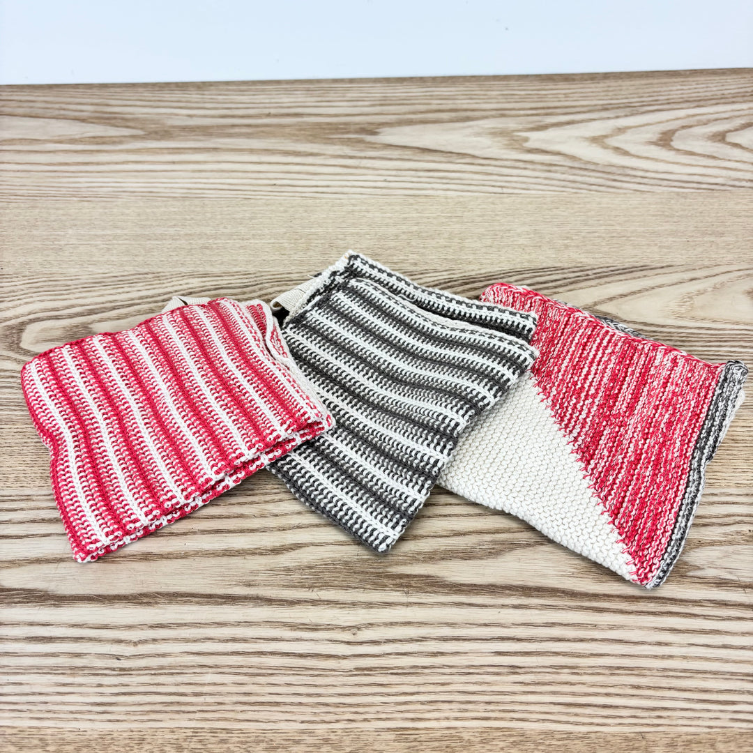 Patterned Dish Cloths - Set of 3