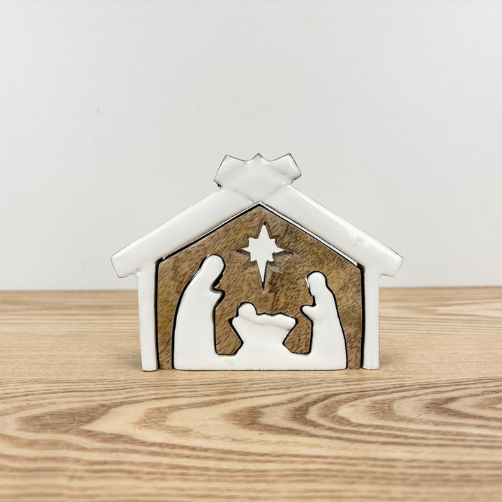 Wooden Nativity