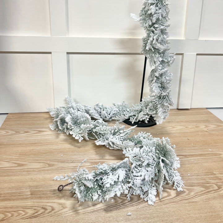 Snowy Cedar Garland