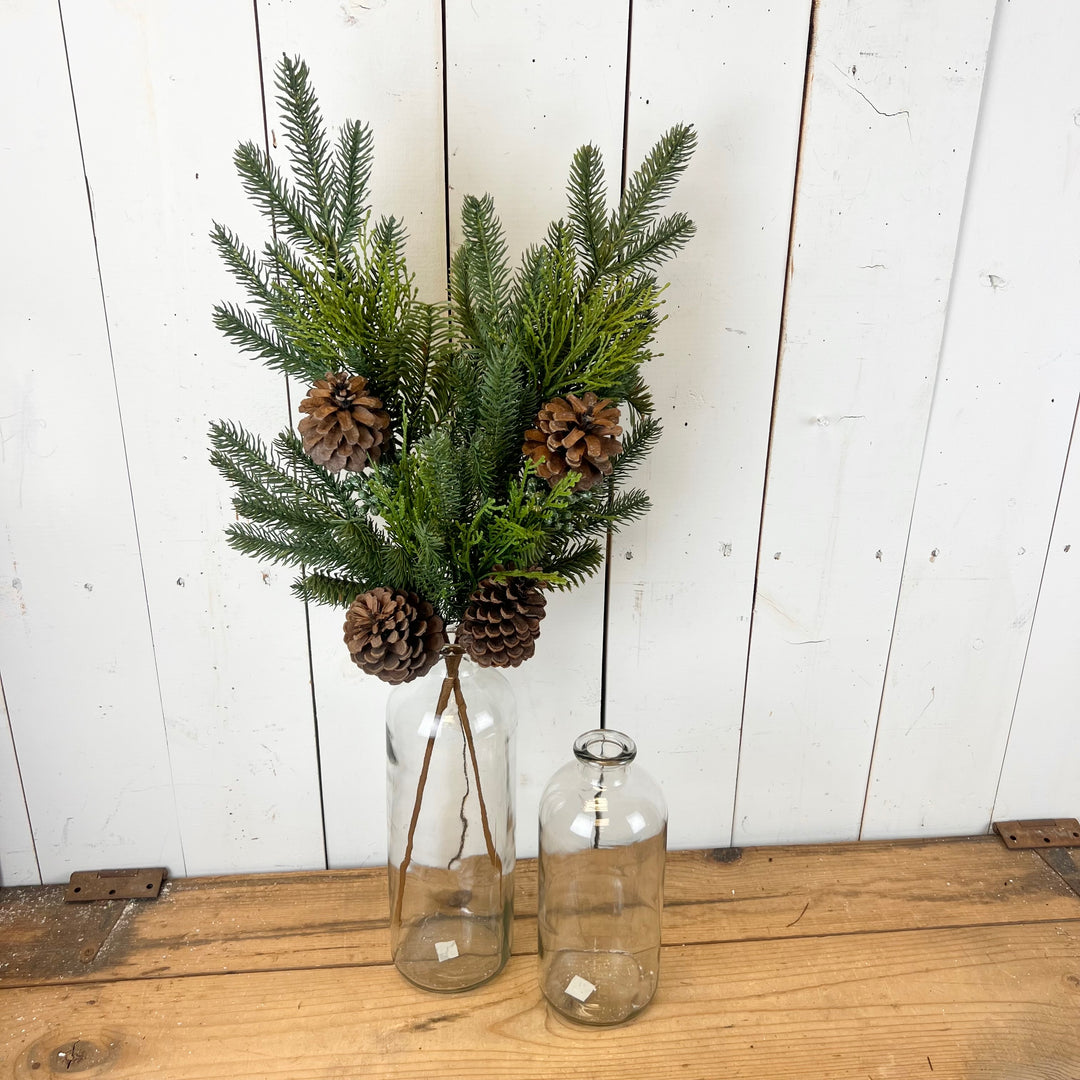 Mixed Pine with Pinecone Accent Collection