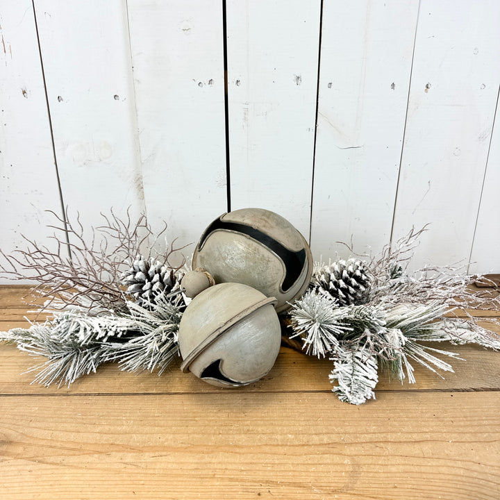 Flocked Pine & Jingle Bell Table Design Kit