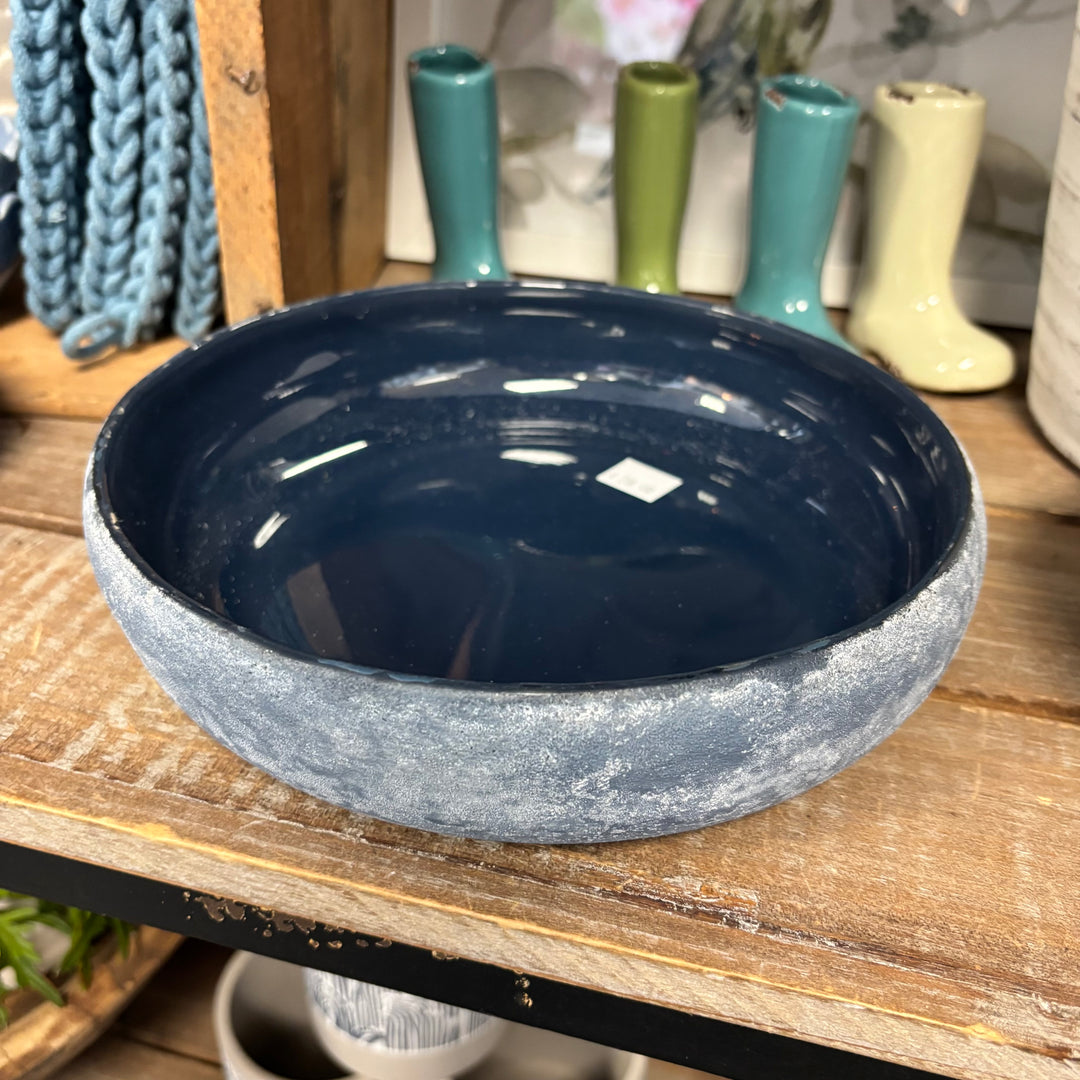 Blue Glass Bowl