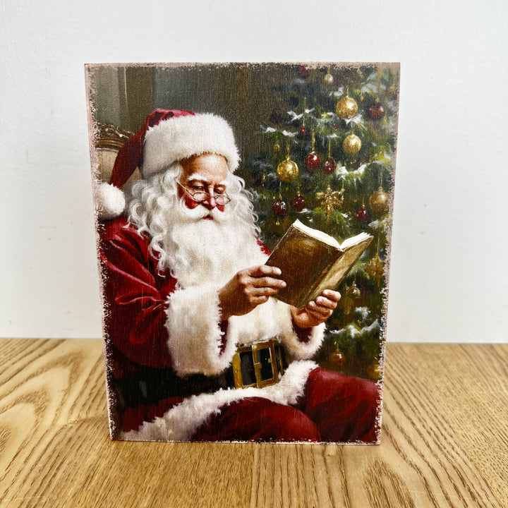 Santa Wood Block - 3 Styles