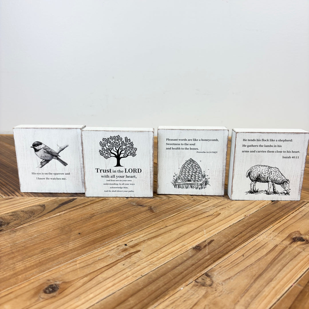 Scripture Blocks Bible Verse Blocks – Prairie in Bloom