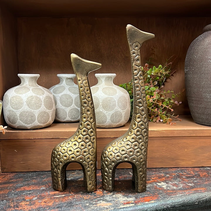 Gold Giraffes - Set of 2