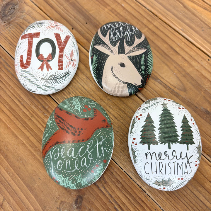 Festive Holiday Stones - 4 Styles