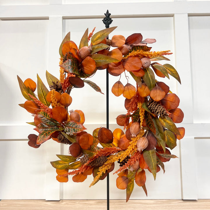 Mixed Fall Wreath