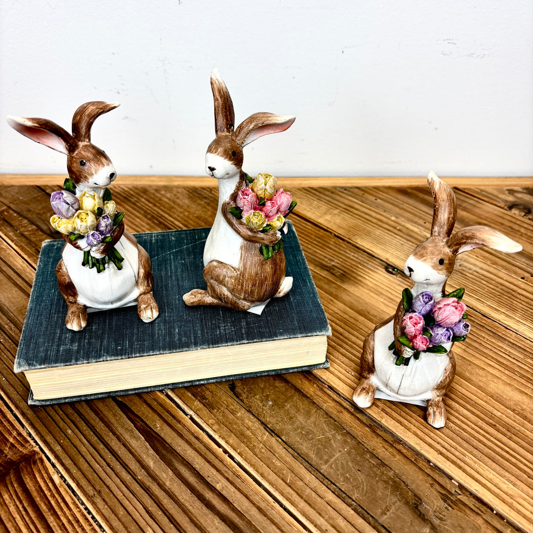 Easter Bunny with Tulips - 3 Styles