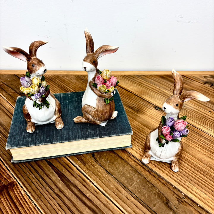 Easter Bunny with Tulips - 3 Styles