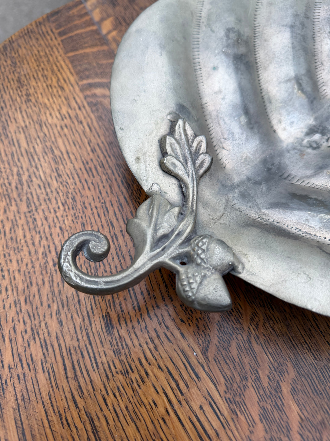 Acorn Pewter Dish
