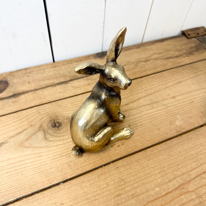 Gold Sitting Bunny