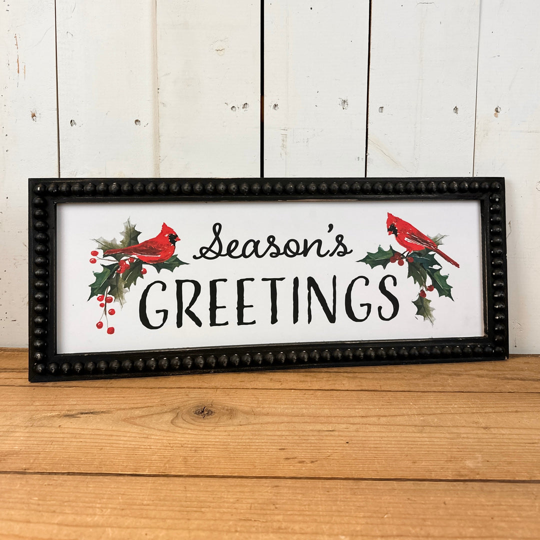 Christmas Cardinal Signage