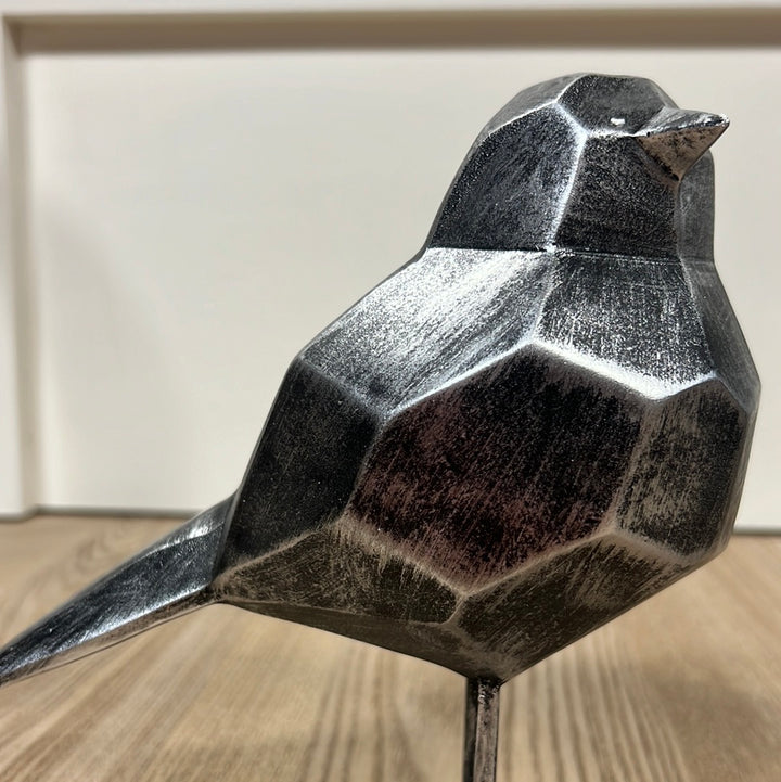 Modern Silver Birds - Set of 2