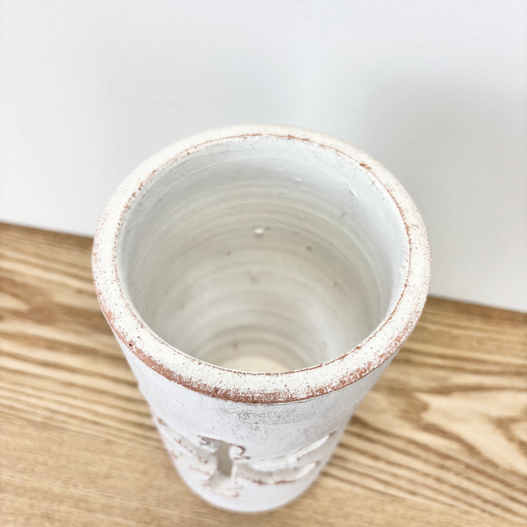 White Clay Snowflake Luminary