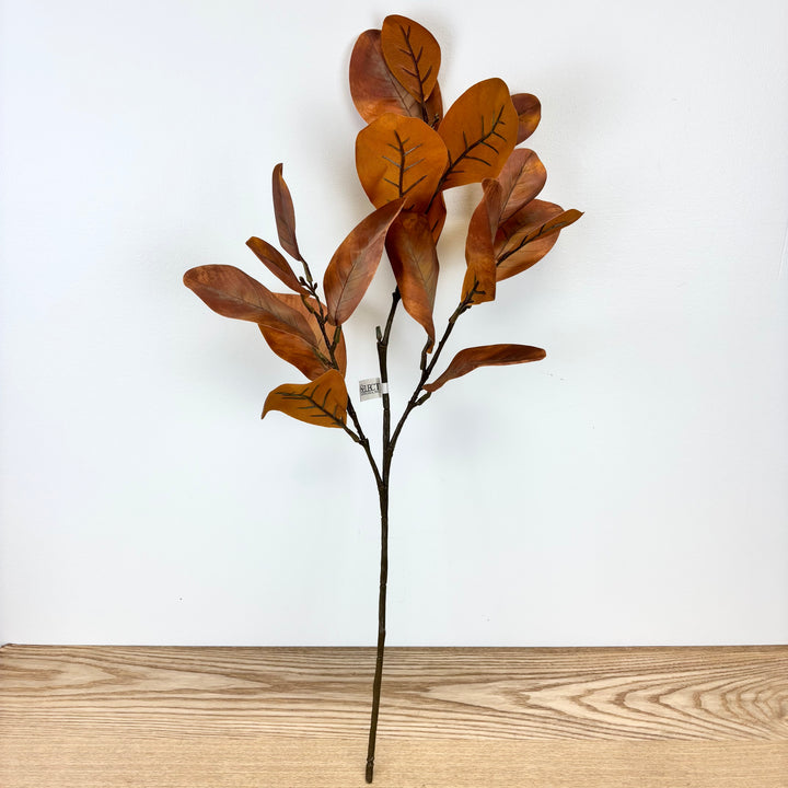 Magnolia Leaf Spray, Light Brown