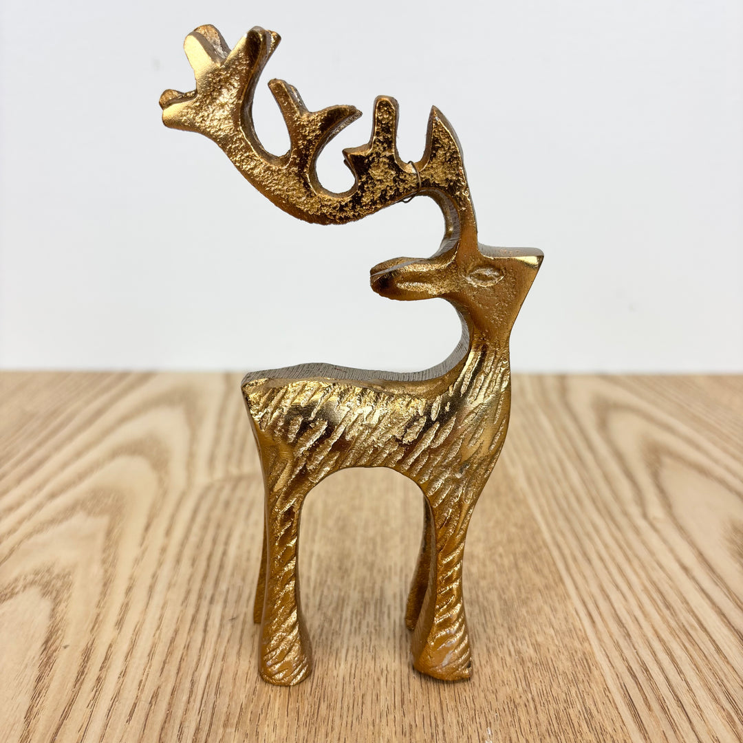 Gold Aluminum Deer - 2 Sizes