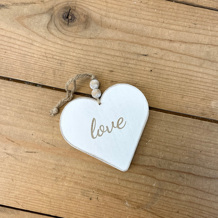 “Love” Hanging Heart