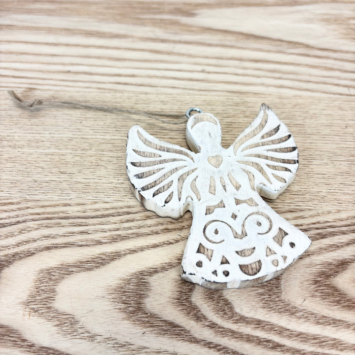 Wood Angel Ornament